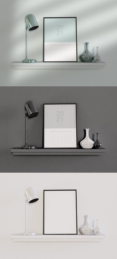 极简风格的框架样机