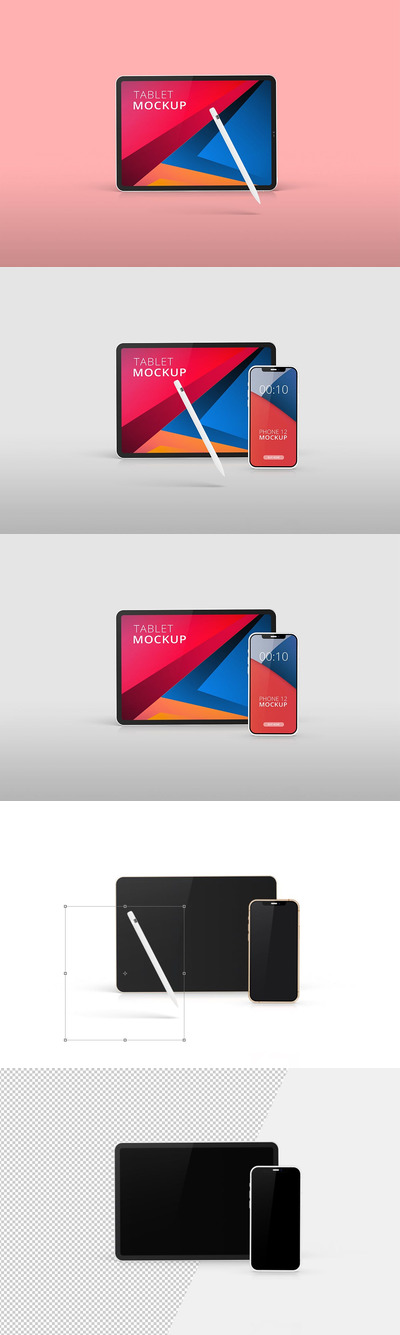 手机+平板组合样机（PSD）