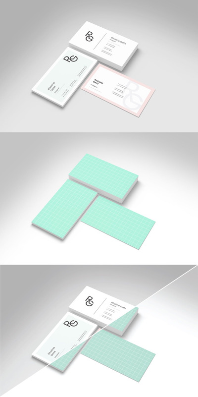 多层名片设计样机（PSD）