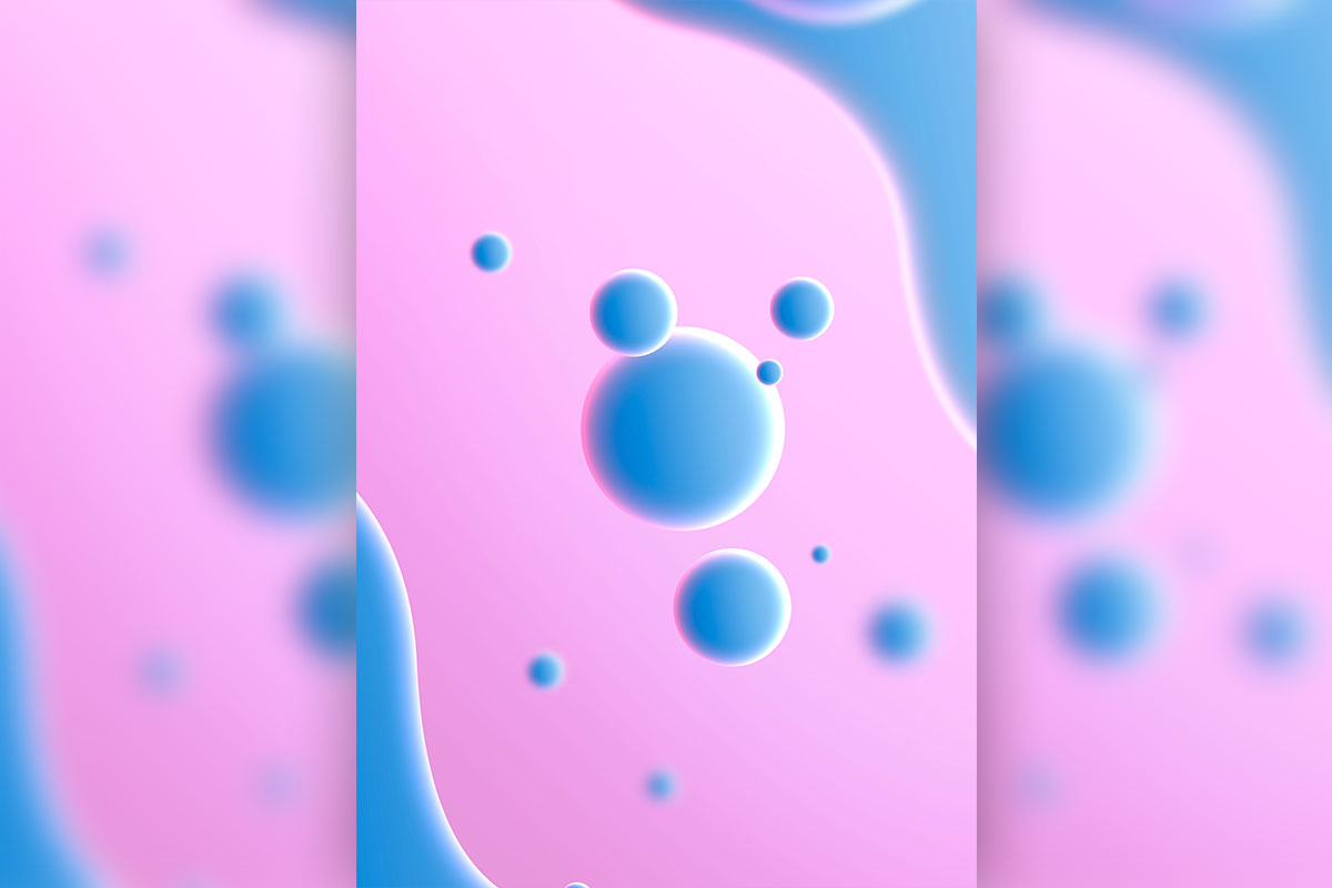 漂浮球体抽象背景图形设计psd素材