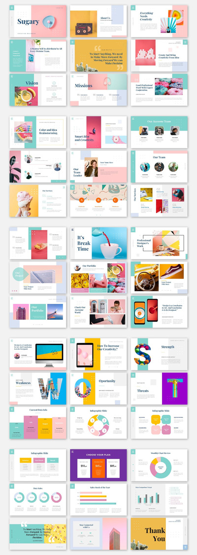 创意商业Powerpoint模板（PPTX）