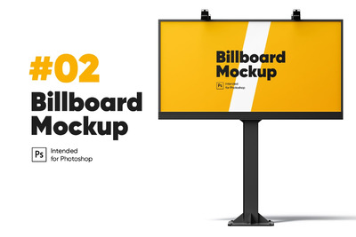 高品质的房地产户外大牌户外高炮户外广告VI设计样机展示模型mockups