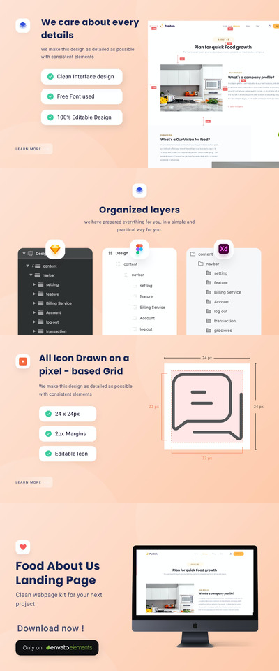 企业网站模板（FIG,SKETCH,XD）