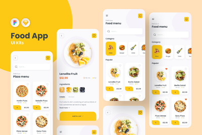 食品应用程序工具包模板