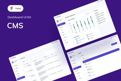 CMS 内容管理后台UI模板下载
