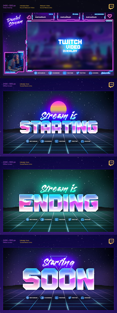 酷炫的游戏UI模板