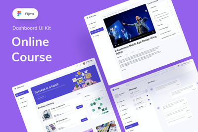 在线教育网课网页后台UI仪表盘是模板
