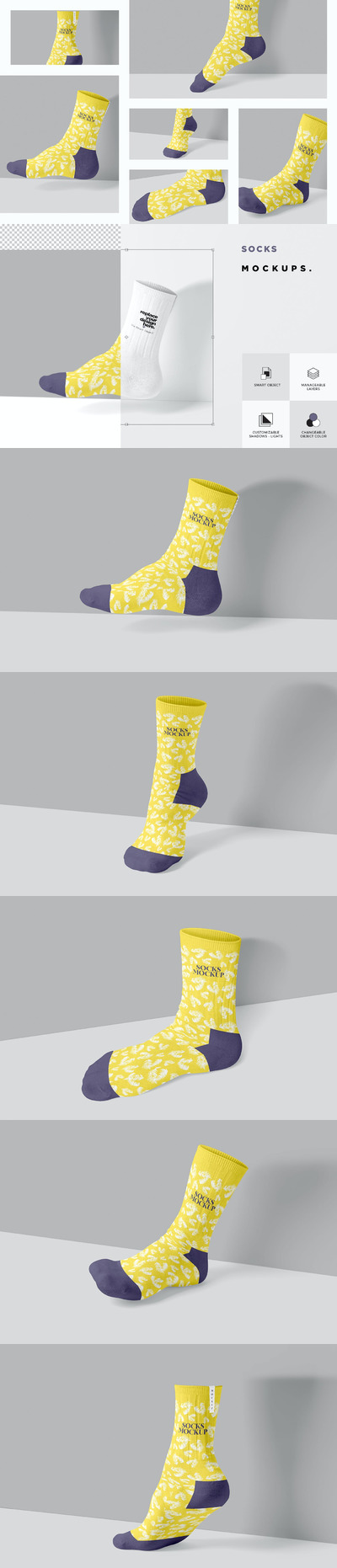全棉袜子样机 (PSD)