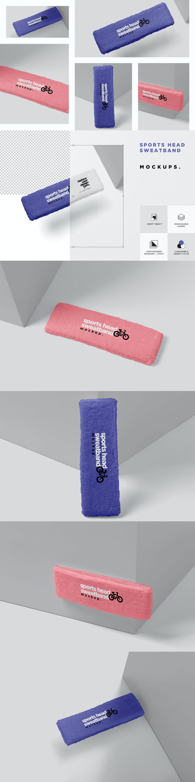 头部汗带模型样机 (PSD)