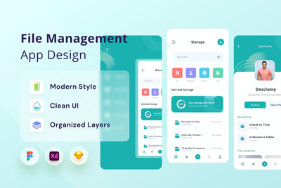 文件管理App (FIG,SKETCH,XD)