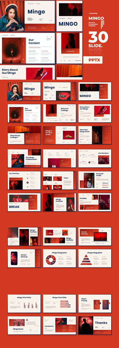 时尚高端专业的高品质商业商务powerpoint幻灯片演示模板（pptx）