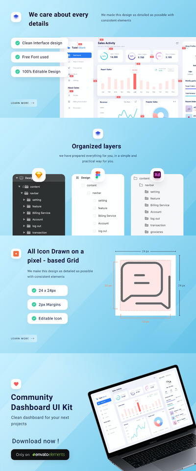 销售管理后台UI (FIG,SKETCH,XD)