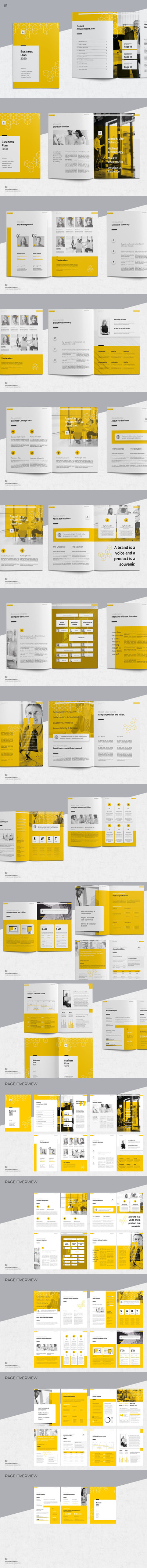 时尚高端专业的高品质多用途商业计划书品牌手册画册宣传册杂志房地产楼书设计模板