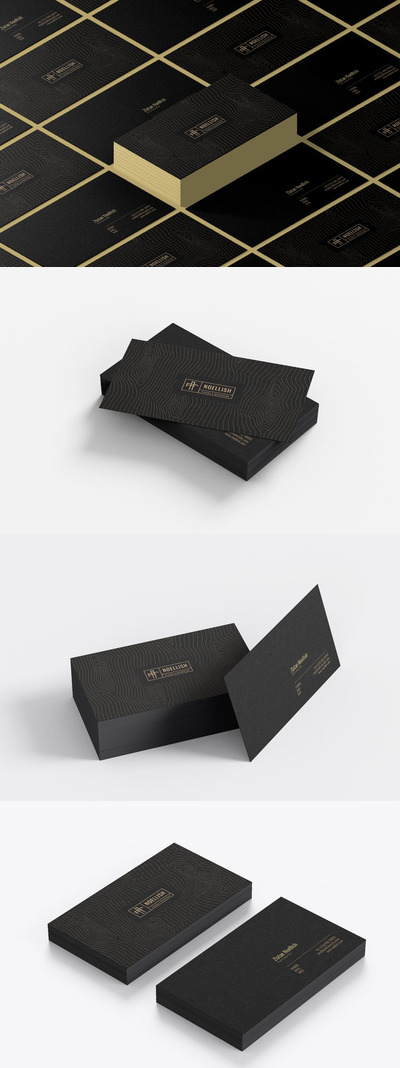 时尚高端专业的高品质名片设计模板-AI，EPS，PDF，PSD