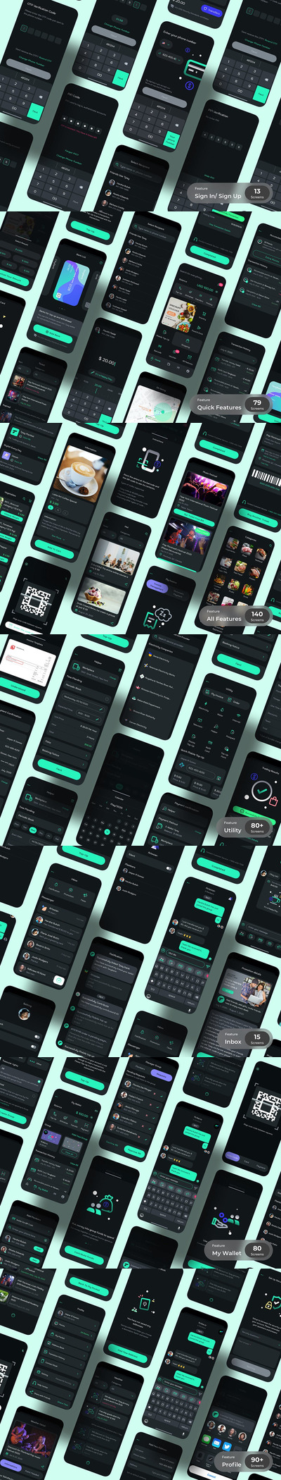 智能数字钱包APP UI (SKETCH)