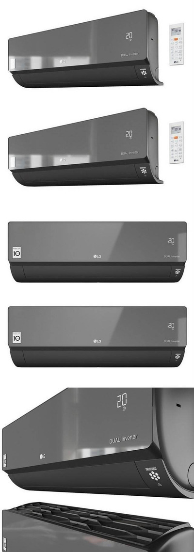 LG酷炫空调+遥控器3D模型下载（max,FBX）