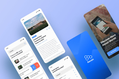 Aeron - News App (FIG,XD,PSD)