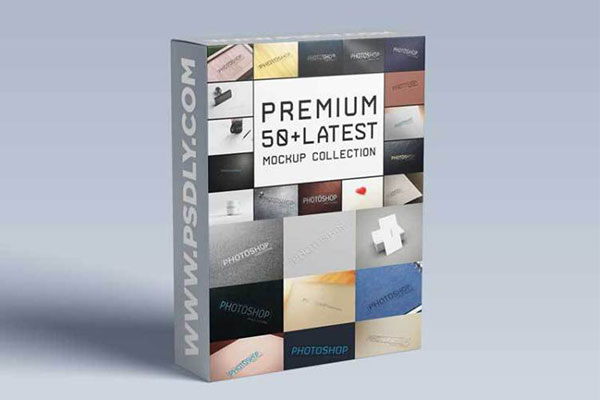 品牌Logo徽标展示PSD样机集合 (psd)