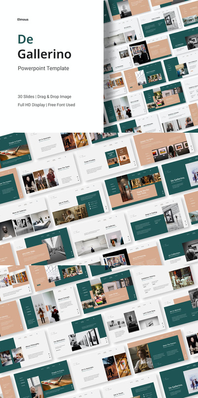 时尚高端清新简约多用途优雅powerpoint幻灯片演示模板（pptx）