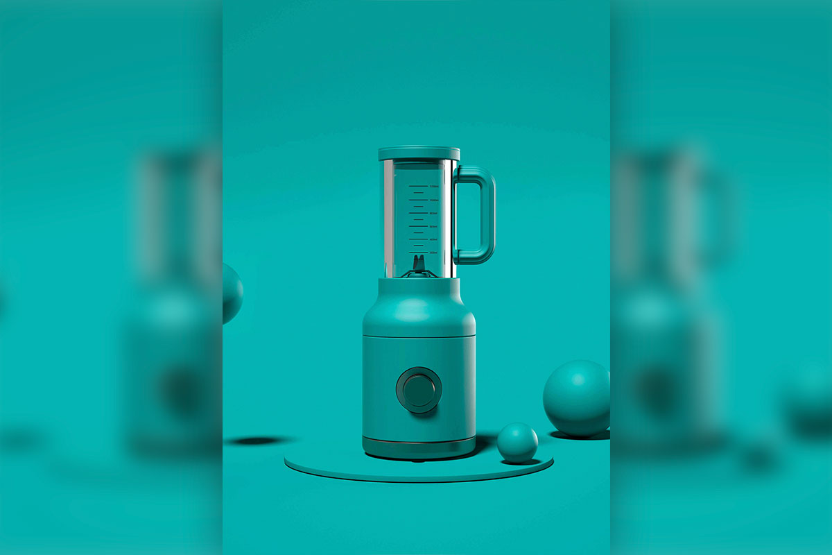 榨汁机产品广告图素材 (psd)