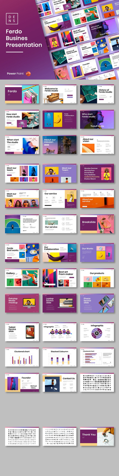 高端绚丽时尚多用途的高品质商业商务powerpoint幻灯片演示模板（pptx）