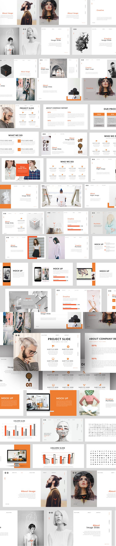 简约精美的PPT演示模板(PPT,PPTX)