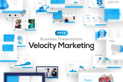 简约企业营销展示模板(PPTX)