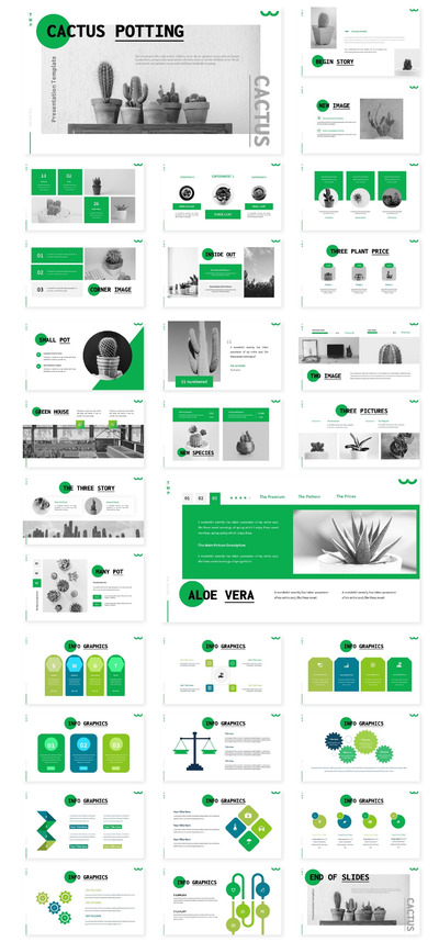 绿色企业PPT模板下载 (PPTX,KEY)