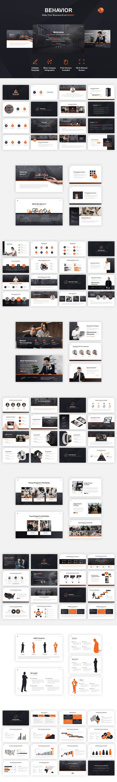 时尚高端简约多用途大数据powerpoint幻灯片演示模板（pptx）