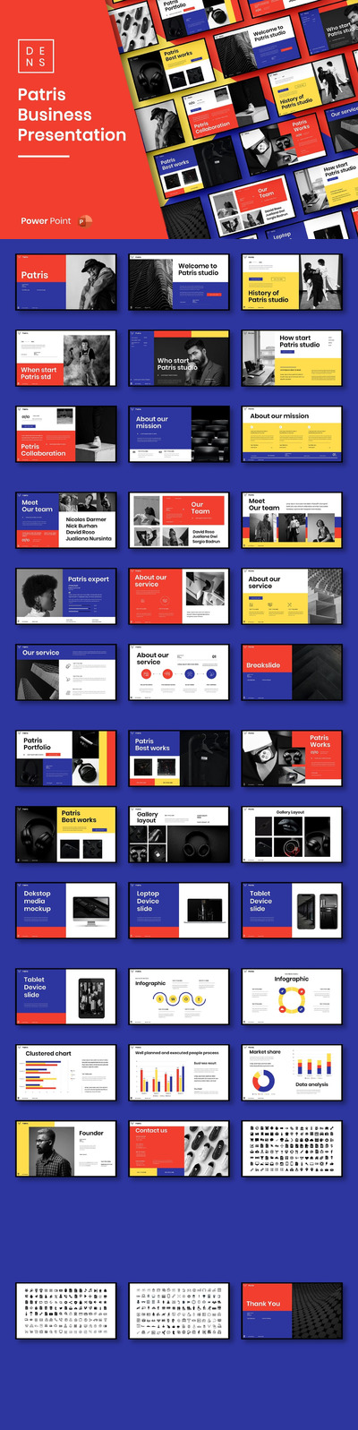 时尚高端专业的高品质多用途商业商务powerpoint幻灯片演示模板（pptx）