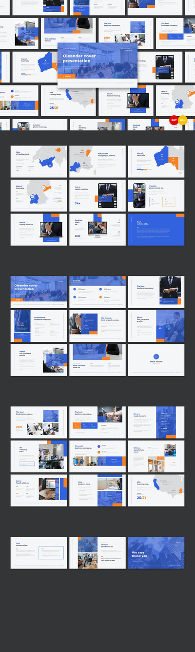 高端时尚简约清新多用途业务介绍商业powerpoint幻灯片演示模板（pptx）