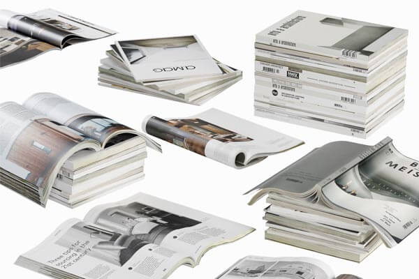 打开的各种杂志书籍3D模型下载（FBX,MAX）