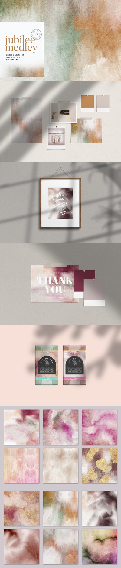 清新优雅简约时尚渐变背景底纹纹理集合