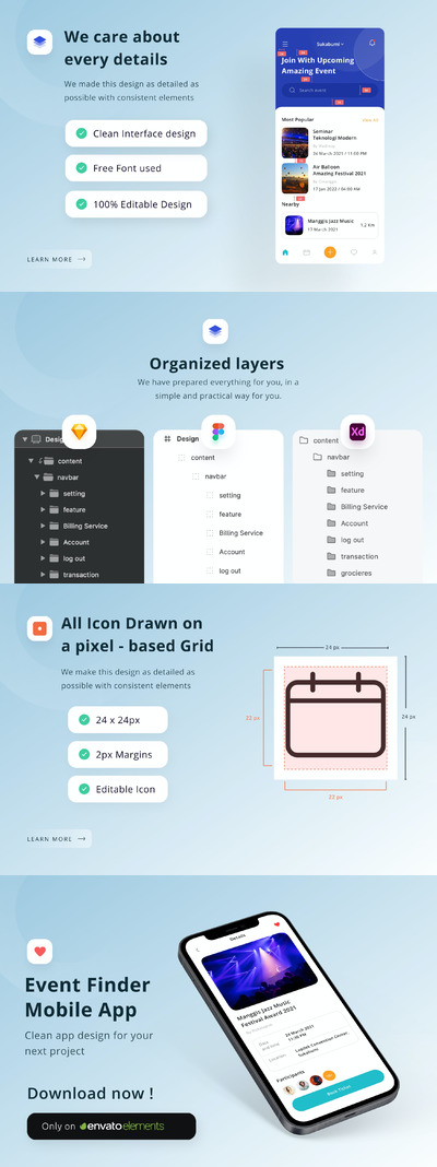 资讯讯息APP UI (FIG,SKETCH,XD)