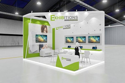 常用展会展台设计3D模型下载（OBJ,FBX,MAX）