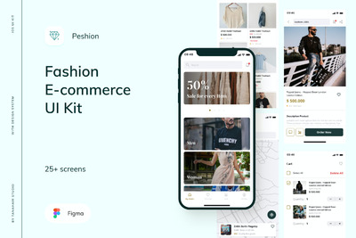 时尚电商APP UI KIT (FIG)