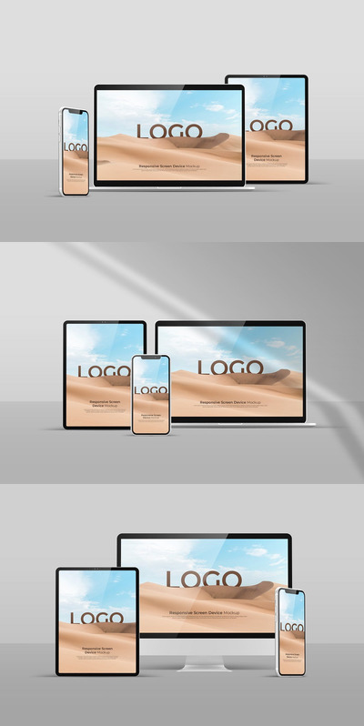 高端手机电脑屏幕样机(PSD)