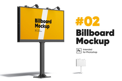 简约好用的房地产户外广告户外高炮户外大牌VI设计样机展示模型mockups