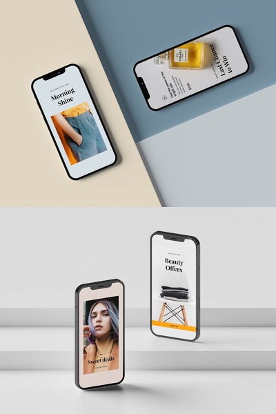 iPhone 12 Pro演示-模型(PSD)