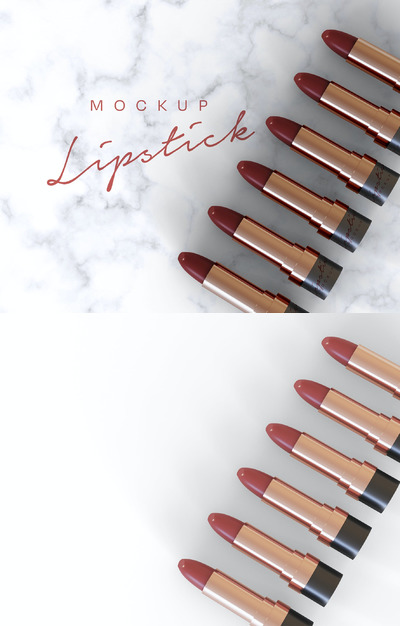 高端口红壳产品样机 (PSD)