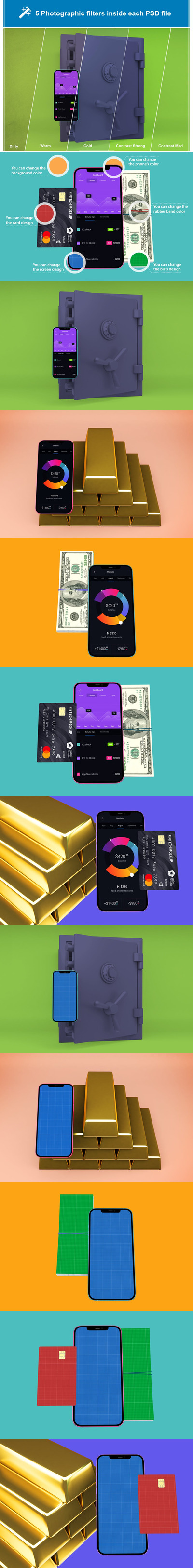 智能手机保险设计样机(PSD)