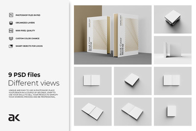 书籍设计样机 (PSD)