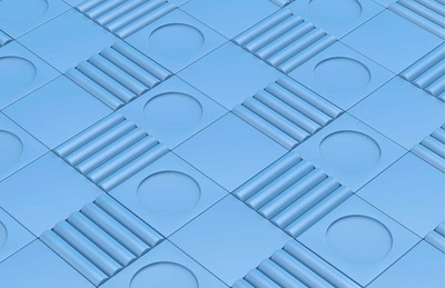 蓝色网格几何背景图形psd素材 (psd)