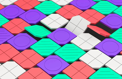 多彩几何形状杂乱背景图形psd素材 (psd)