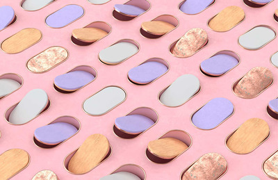 等距腰圆形背景图形psd素材 (psd)