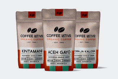 咖啡袋包装设计样机 (PSD)