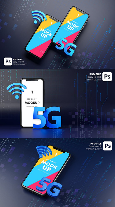 5G智能手机样机 (PSD)