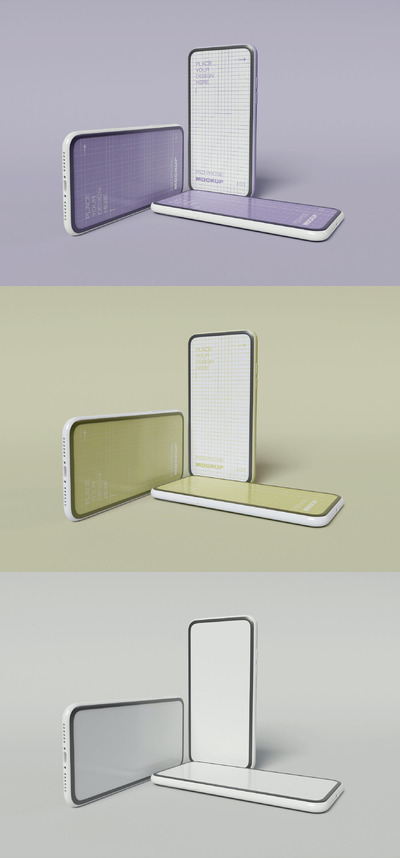 智能手机UI设计展示样机 (PSD)