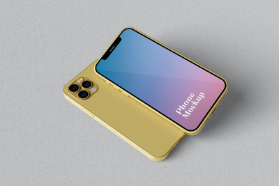 iPhone UI设计展示样机 (PSD)