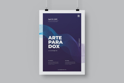 时尚高端专业的高品质时尚现代海报设计模板-AI，EPS